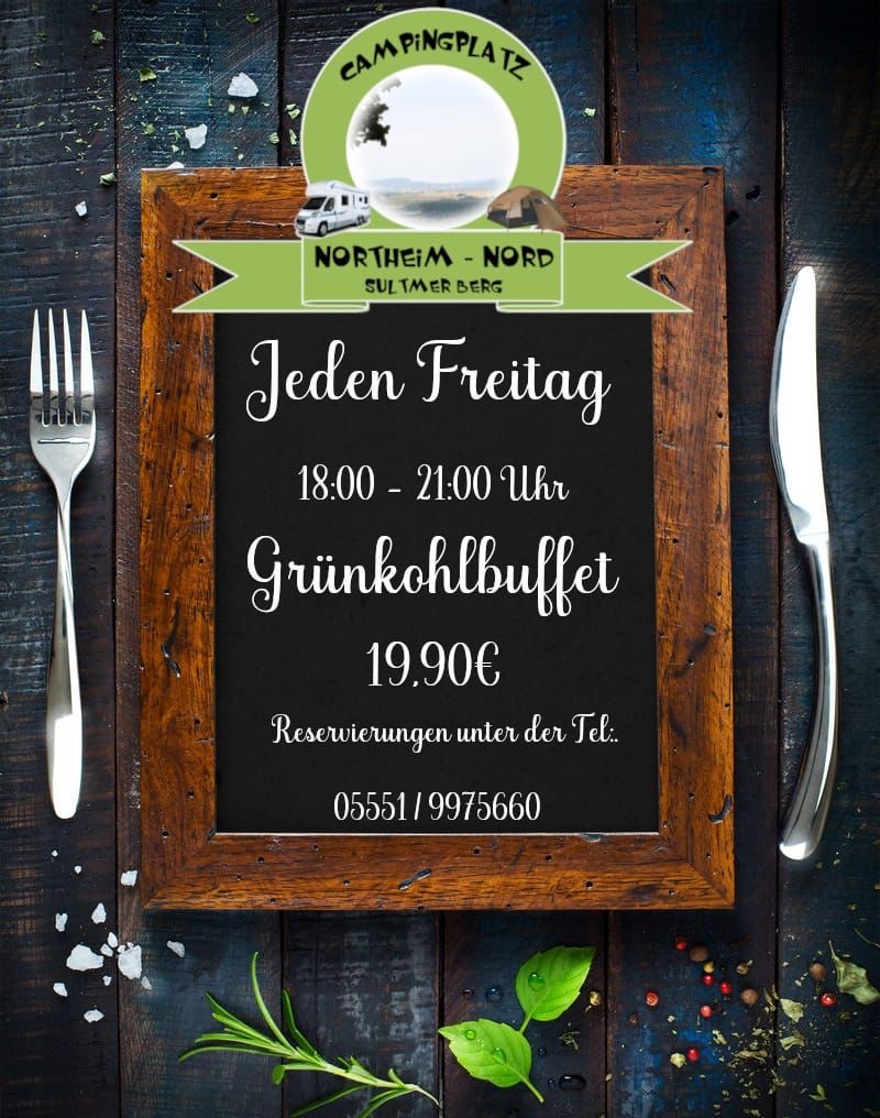 Freitags Grünkohlbuffet 22.11.2023